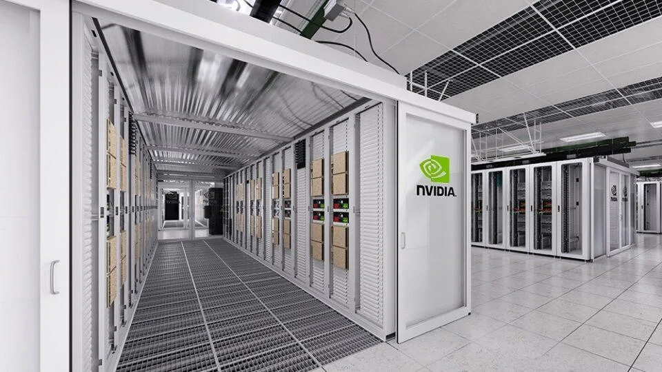 Centra danych wyposażone w tysiące procesorów graficznych stały się fundamentem rozwoju nowoczesnej sztucznej inteligencji. Źródło: Nvidia